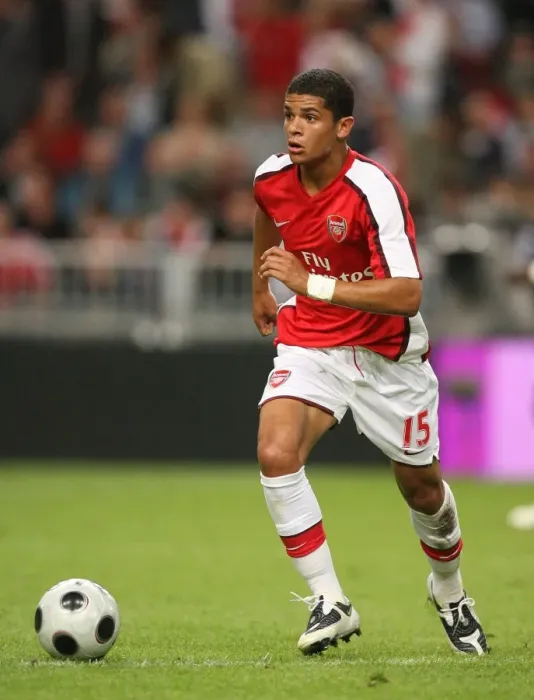 Framed Print : Denilson's Triumph: Arsenal's Thrilling 3-2 Victory Over Ajax, Amsterdam Tournament, 2008