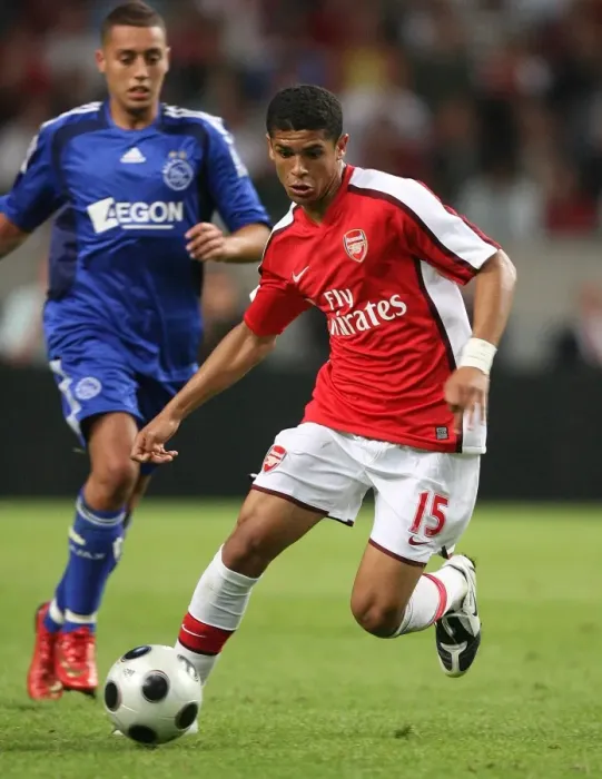 Framed Print : Denilson's Triumph: Arsenal's Thrilling 3-2 Victory Over Ajax at Amsterdam Arena, 2008 Framed Print : Denilson's Triumph: Arsenal's Thrilling 3-2 Victory Over Ajax at Amsterdam Arena, 2008