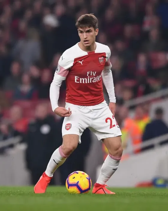 Framed Print : Denis Suarez in Action: Arsenal vs. AFC Bournemouth, Premier League 2018-19