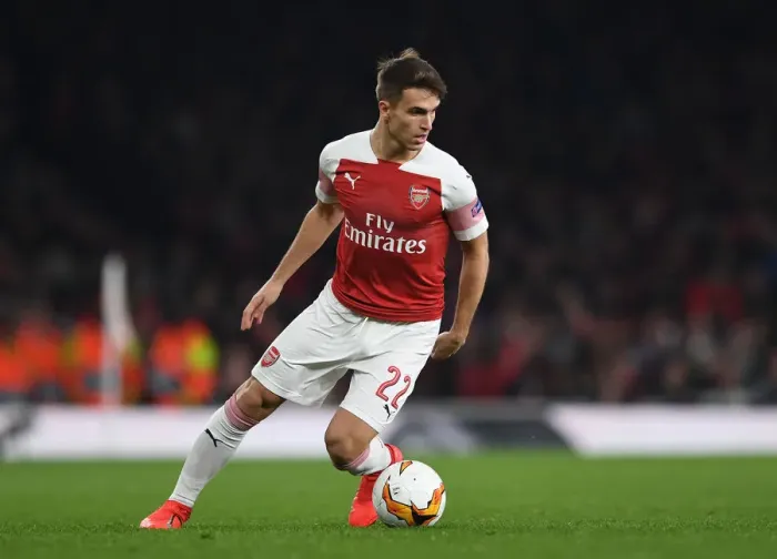 Framed Print : Denis Suarez in Action: Arsenal vs BATE Borisov, Europa League 2018-19