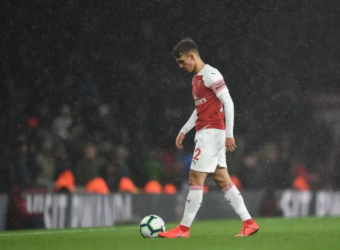 Framed Print : Denis Suarez in Action: Arsenal vs Manchester United, Premier League 2018-19 Framed Print : Denis Suarez in Action: Arsenal vs Manchester United, Premier League 2018-19