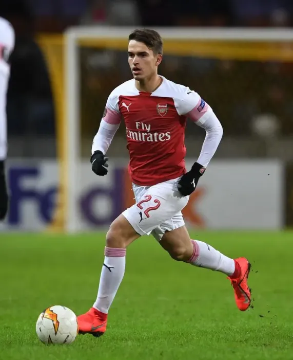 Framed Print : Denis Suarez in Action: Arsenal's Europa League Clash against BATE Borisov Framed Print : Denis Suarez in Action: Arsenal's Europa League Clash against BATE Borisov
