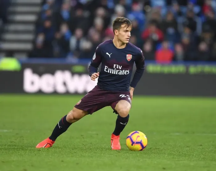 Framed Print : Denis Suarez in Action: Arsenal's Premier League Battle at Huddersfield Framed Print : Denis Suarez in Action: Arsenal's Premier League Battle at Huddersfield