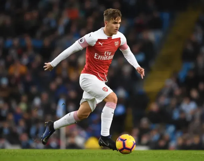 Framed Print : Denis Suarez in Action: Manchester City vs. Arsenal, Premier League 2018-19 Framed Print : Denis Suarez in Action: Manchester City vs. Arsenal, Premier League 2018-19