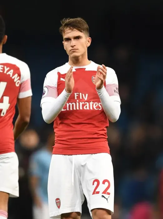 Framed Print : Denis Suarez Salutes Arsenal Fans After Manchester City Showdown, Premier League 2018-19