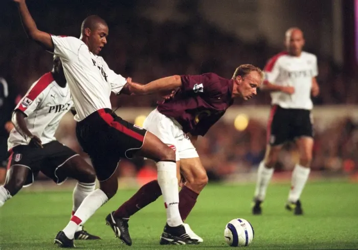 Framed Print : Dennis Bergkamp's Brilliance: Arsenal's 4-1 Victory Over Fulham, 2005