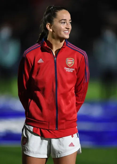 Framed Print : Determined Anna Patten of Arsenal Women: Focused Ahead of Arsenal vs HB Koge - UEFA Women's Champions League Group C Framed Print : Determined Anna Patten of Arsenal Women: Focused Ahead of Arsenal vs HB Koge - UEFA Women's Champions League Group C