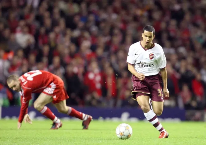 Framed Print : Determined Walcott: Arsenal's Champions League Moment vs. Liverpool Framed Print : Determined Walcott: Arsenal's Champions League Moment vs. Liverpool