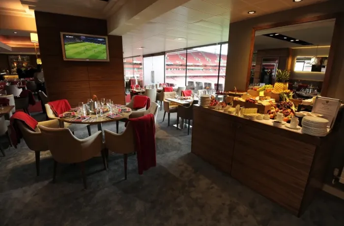 Framed Print : The Directors Box before the match. Arsenal 0: 0 Chelsea. Barclays Premier League