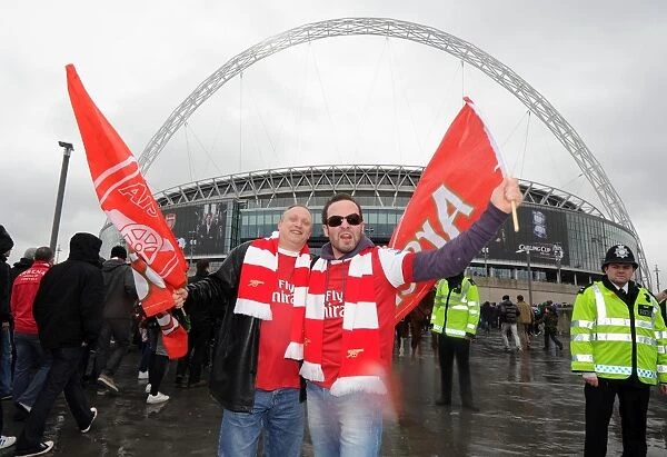Disappointment at Wembley: Arsenal Fans React to Carling Cup Final Defeat against Birmingham City