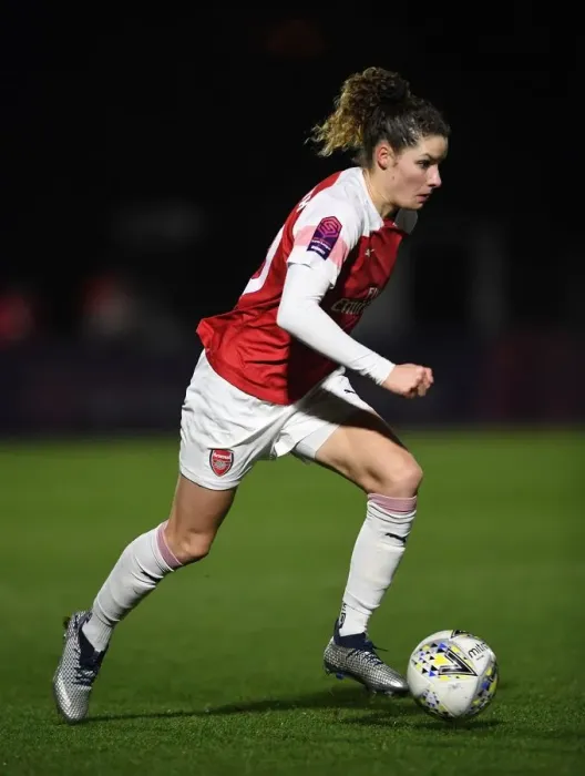 Framed Print : Dominique Bloodworth in Action: Arsenal Women vs Birmingham City Women