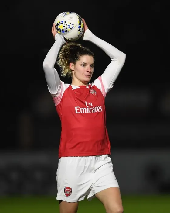 Framed Print : Dominique Bloodworth in Action: Arsenal Women vs Birmingham City Women (FA WSL Cup) Framed Print : Dominique Bloodworth in Action: Arsenal Women vs Birmingham City Women (FA WSL Cup)
