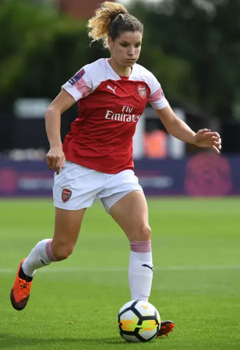 Framed Print : Dominique Bloodworth in Action: Arsenal Women vs West Ham United Women, Continental Cup Framed Print : Dominique Bloodworth in Action: Arsenal Women vs West Ham United Women, Continental Cup