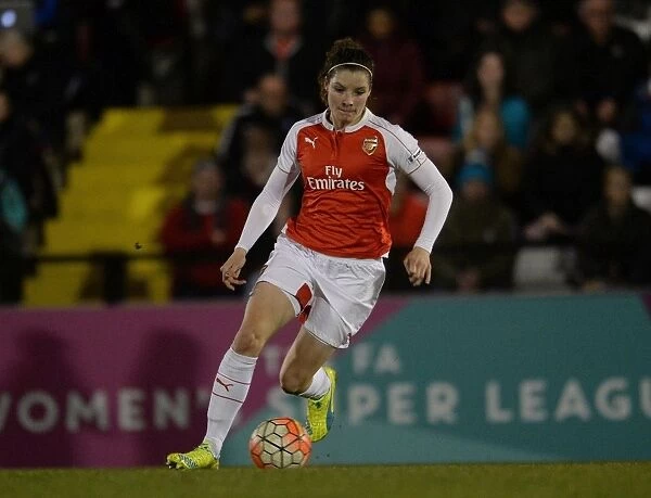 Dominique Janssen in Action: Arsenal Ladies vs. Reading FC Women, WSL 1, 2016