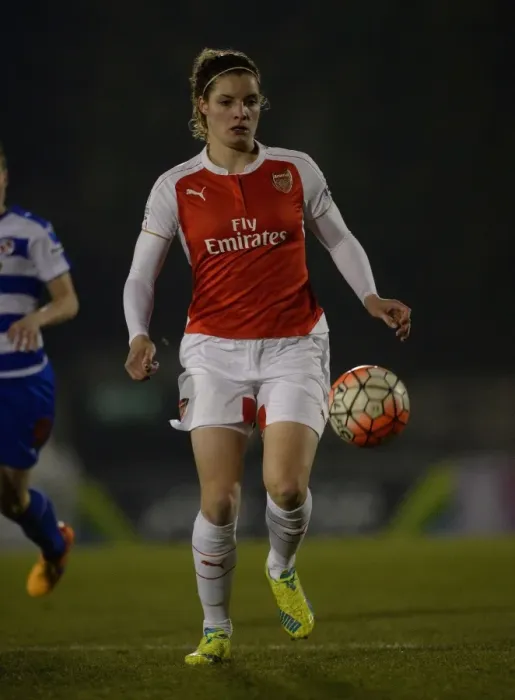 Framed Print : Dominique Janssen in Action: Arsenal Ladies vs. Reading FC Women