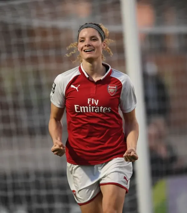Framed Print : Dominique Janssen Scores Arsenal Women's Second Goal Against Reading Ladies Framed Print : Dominique Janssen Scores Arsenal Women's Second Goal Against Reading Ladies