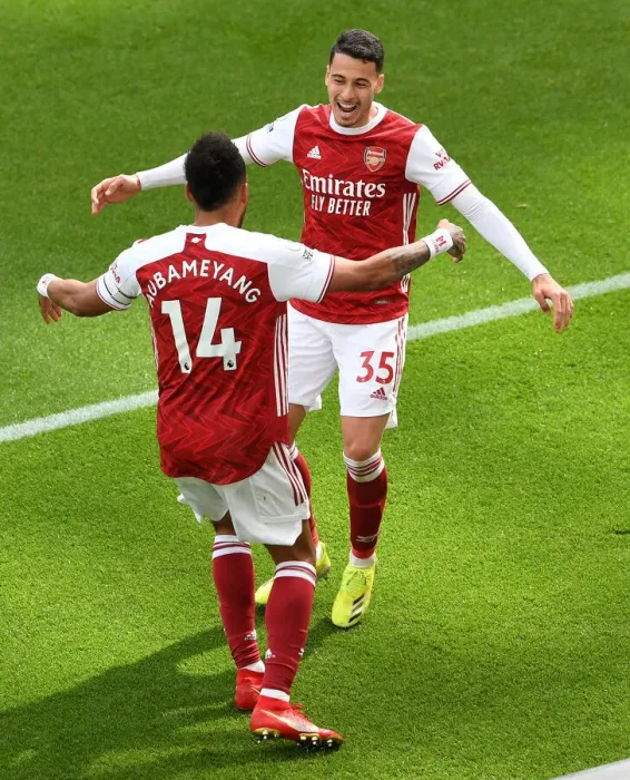 Framed Print : Double Trouble: Aubameyang and Martinelli's Goals Secure Victory for Arsenal at Empty Newcastle Stadium (2020-21) Framed Print : Double Trouble: Aubameyang and Martinelli's Goals Secure Victory for Arsenal at Empty Newcastle Stadium (2020-21)