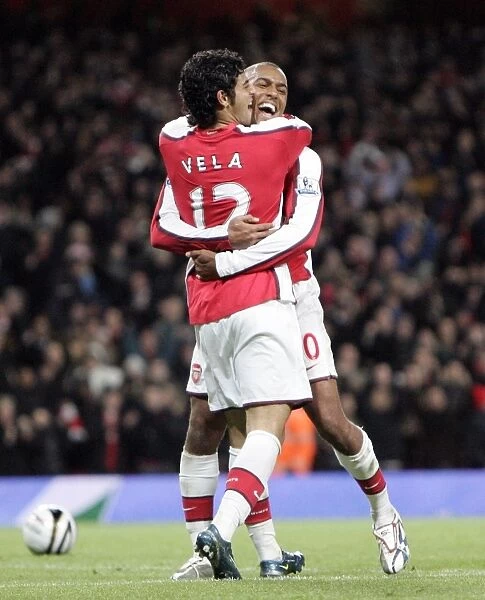 Double Trouble: Jay Simpson and Carlos Vela's Unforgettable Performance in Arsenal's 3:0 Carling Cup Victory over Wigan Athletic