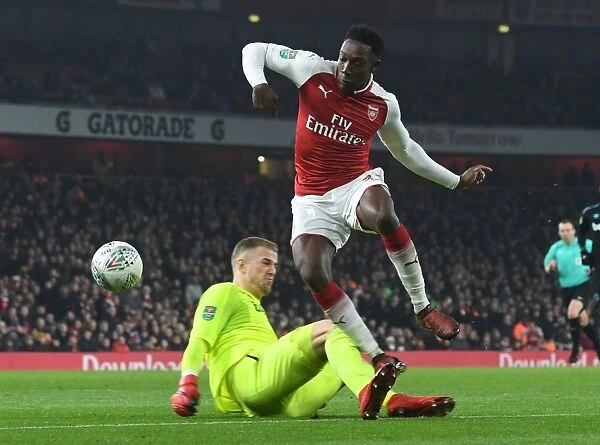 Dramatic Moment: Welbeck Trips Hart in Carabao Cup Quarterfinal Clash