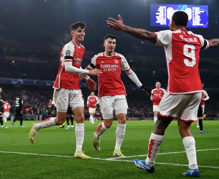 Framed Print : Dynamic Duo Havertz and Jesus Score First Arsenal Champions League Goals in Victory over RC Lens (2023-24) Framed Print : Dynamic Duo Havertz and Jesus Score First Arsenal Champions League Goals in Victory over RC Lens (2023-24)
