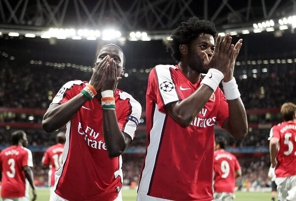 Eboue and Song: Unstoppable Duo - Arsenal's 3:1 Champions League Victory over Celtic (26 / 8 / 09)