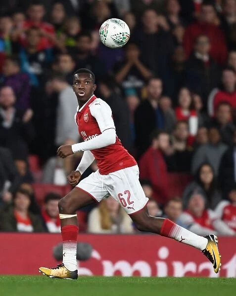 Eddie Nketiah in Action: Arsenal vs. Norwich City - Carabao Cup