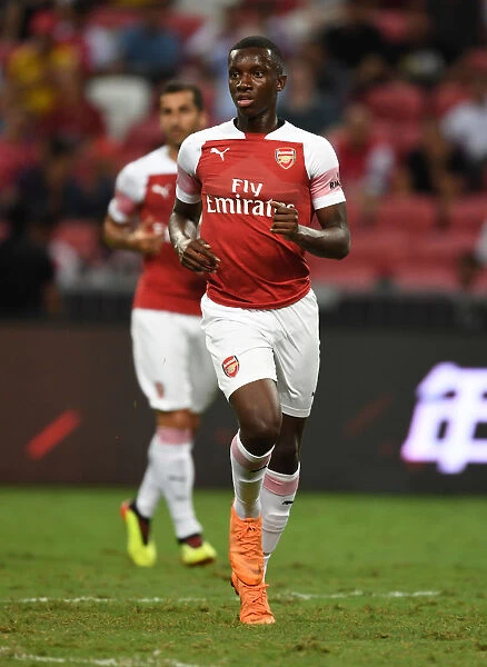 Eddie Nketiah in Action: Arsenal vs. Atletico Madrid, International Champions Cup 2018