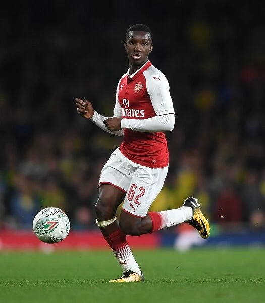Eddie Nketiah in Action: Arsenal vs Norwich City, Carabao Cup Fourth Round, 2017-18