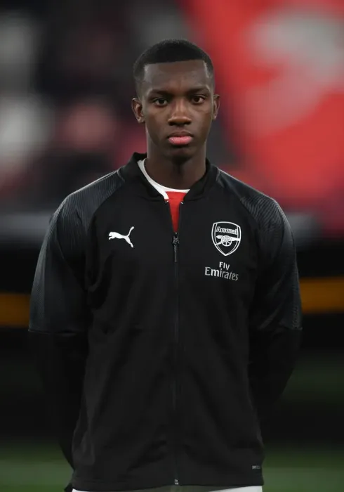Framed Print : Eddie Nketiah: Arsenal's Ready-to-Rise Star Against Qarabag in Europa League Framed Print : Eddie Nketiah: Arsenal's Ready-to-Rise Star Against Qarabag in Europa League