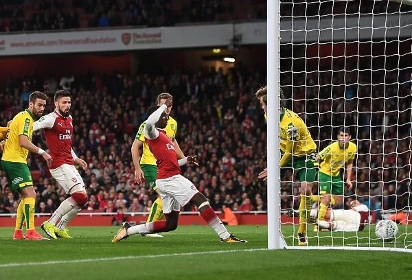 Eddie Nketiah Scores for Arsenal Against Norwich City - Carabao Cup Fourth Round