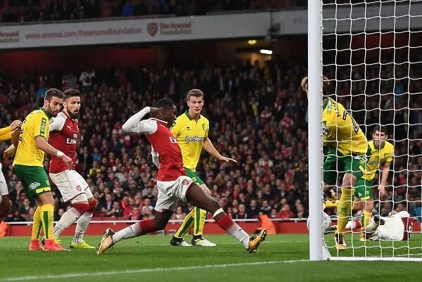 Eddie Nketiah Scores for Arsenal Against Norwich City in Carabao Cup Fourth Round