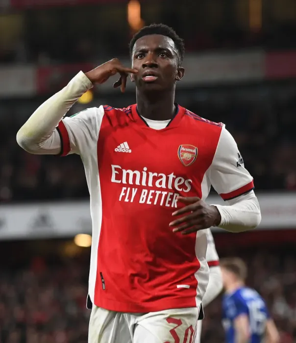 Framed Print : Eddie Nketiah Scores Brace: Arsenal Progresses in Carabao Cup against Leeds United Framed Print : Eddie Nketiah Scores Brace: Arsenal Progresses in Carabao Cup against Leeds United