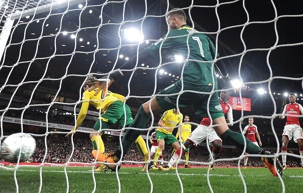 Eddie Nketiah Scores First Goal: Arsenal vs Norwich City, Carabao Cup 2017-18