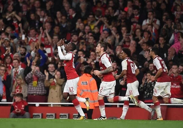 Eddie Nketiah Scores First Goal for Arsenal: Arsenal 1-0 Norwich City, Carabao Cup 2017-18
