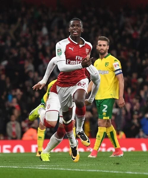 Eddie Nketiah Scores the Game-Winning Goal: Arsenal Advances in Carabao Cup against Norwich City