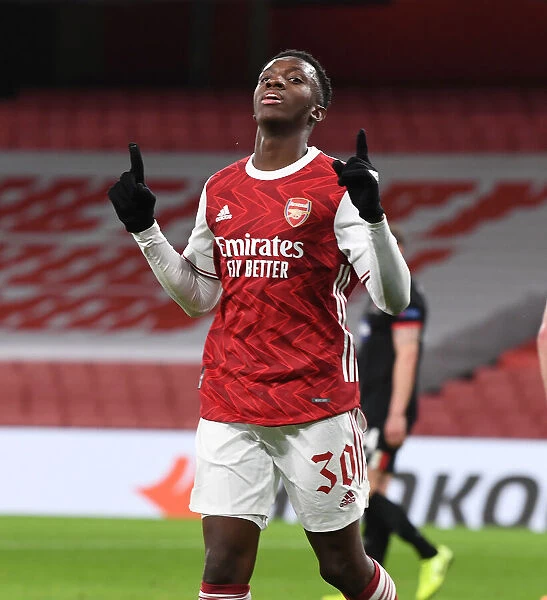 Eddie Nketiah Scores Historic First Goal at Empty Emirates Stadium for Arsenal in Europa League