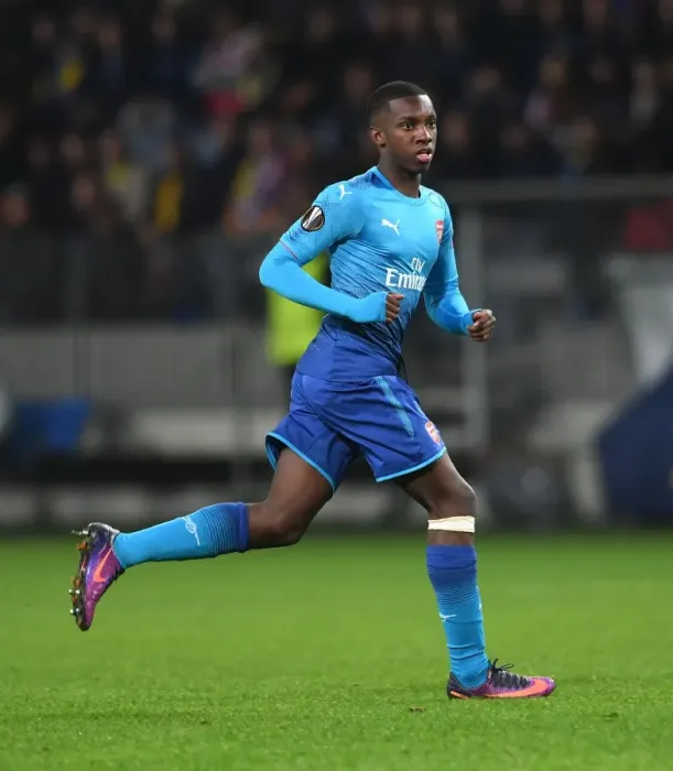 Framed Print : Eddie Nketiah's Europa League Debut: Arsenal vs. BATE Borisov