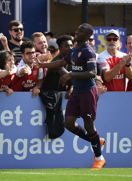 Eddie Nketiah's Goal: Arsenal's Pre-Season Triumph at Borehamwood (2018)