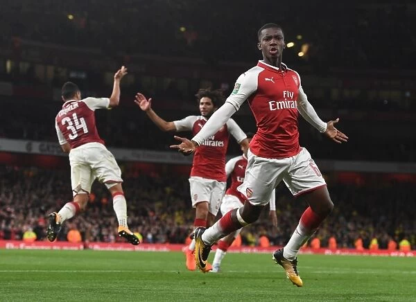 Eddie Nketiah's Thriller: Arsenal's Game-Winning Goal vs Norwich City, Carabao Cup 2017