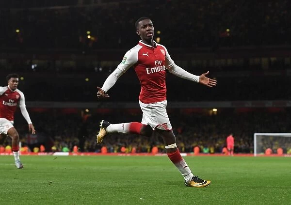 Eddie Nketiah's Thrilling Goal: Arsenal Secures Carabao Cup Victory over Norwich City