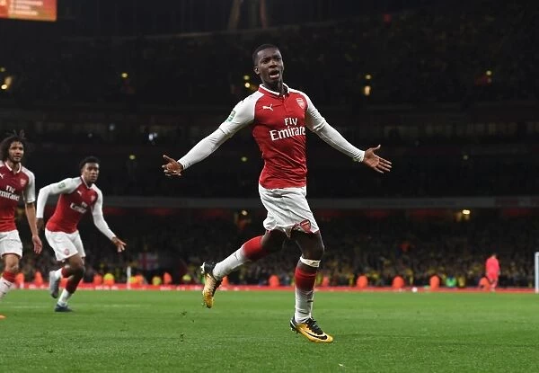 Eddie Nketiah's Thrilling Goal: Arsenal Secures Carabao Cup Victory over Norwich City