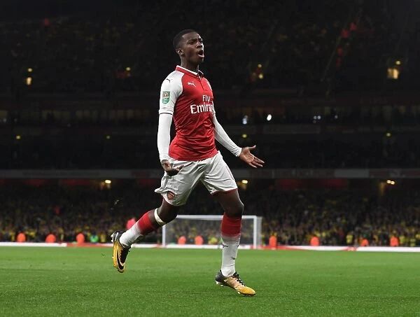 Eddie Nketiah's Thrilling Goal: Arsenal's Victory over Norwich City in Carabao Cup