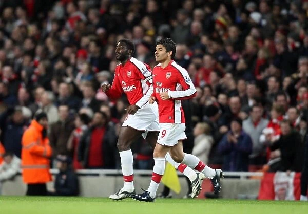 Eduardo and Kolo Toure: Double Trouble - Arsenal's Unstoppable FA Cup Duo Score Three Against Cardiff City (4:0)