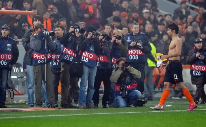 Framed Print : Eduardo (Shakhtar). Shakhtar Donetsk 2: 1 Arsenal, UEFA Champiojns League