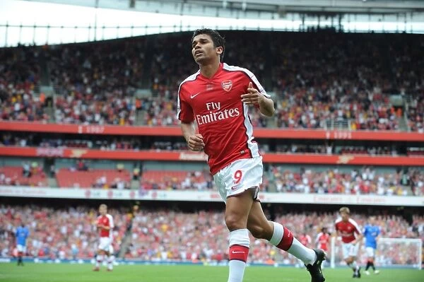 Eduardo's Brace: Arsenal's 3-0 Victory Over Rangers in the Emirates Cup