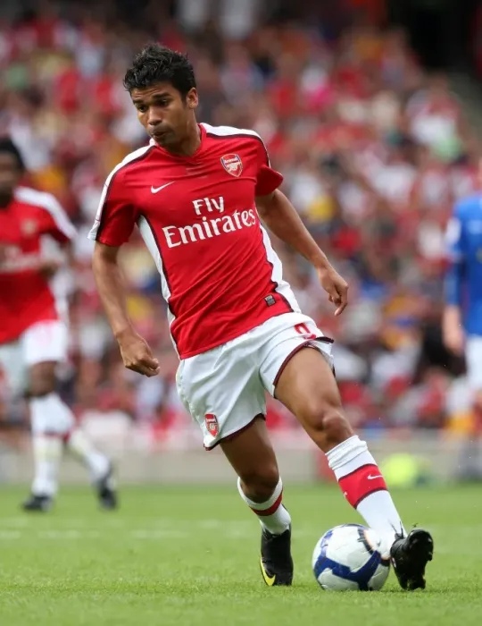 Framed Print : Eduardo's Brilliant Hat-Trick: Arsenal 3-0 Rangers, Emirates Cup 2009