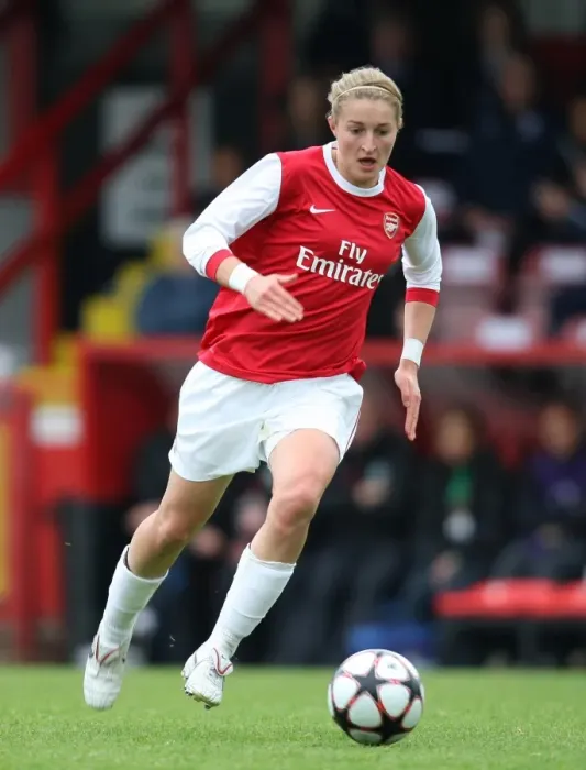 Framed Print : Ellen White (Arsenal). Arsenal Ladies 9: 0 ZFK Masinac. UEFA Womens Champions League