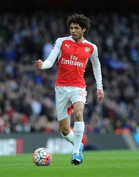 Elneny in Action: Arsenal vs Burnley, FA Cup Fourth Round at The Emirates