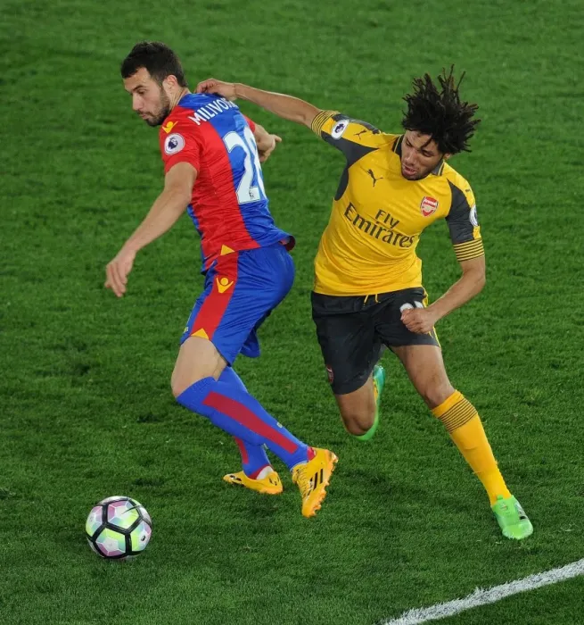 Framed Print : Elneny vs Milivojevic: Battle in the Midfield - Crystal Palace vs Arsenal, Premier League 2016-17 Framed Print : Elneny vs Milivojevic: Battle in the Midfield - Crystal Palace vs Arsenal, Premier League 2016-17