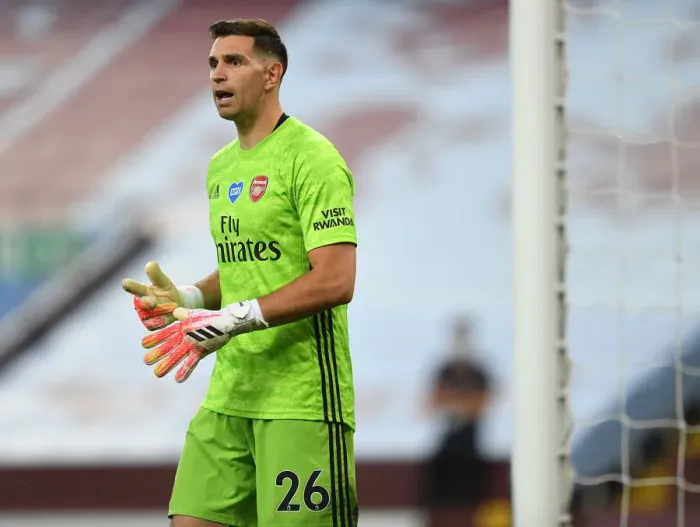 Framed Print : Emi Martinez in Action: Arsenal vs. Aston Villa, Premier League 2019-2020 Framed Print : Emi Martinez in Action: Arsenal vs. Aston Villa, Premier League 2019-2020